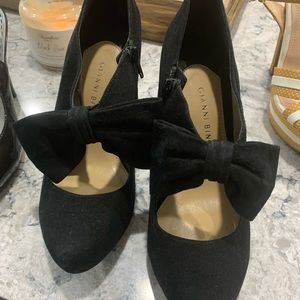 Black Suede Pumps